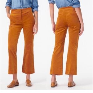 J Crew Haden Kick-out crop Corduroy pants  size 0